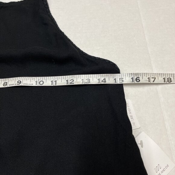 Maurie And Eve Dress US 2 Black Grounded Earth Mini Open Back Crochet Trim Beach - Picture 7 of 12